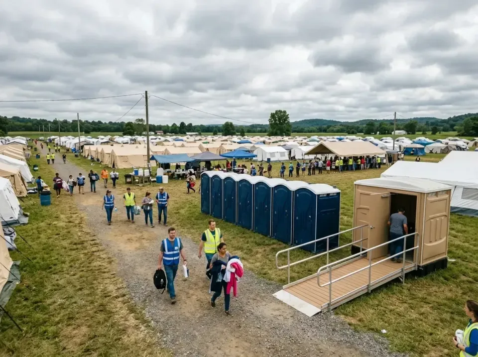 disaster-relief-camp-restrooms-010 — frequently asked questions, Dumpster & Portable Bathrooms Rental in Dardenne Prairie, MO